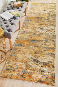 Freycinet Rust Multicolor Runner Rug