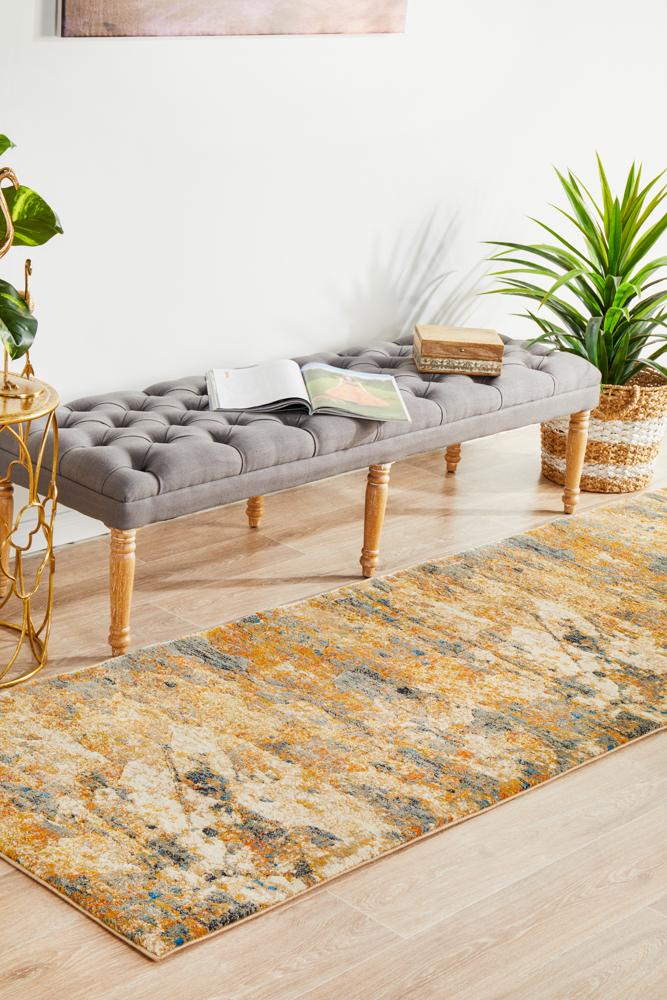 Freycinet Rust Multicolor Runner Rug