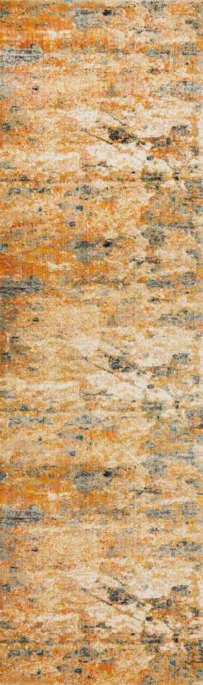Freycinet Rust Multicolor Runner Rug