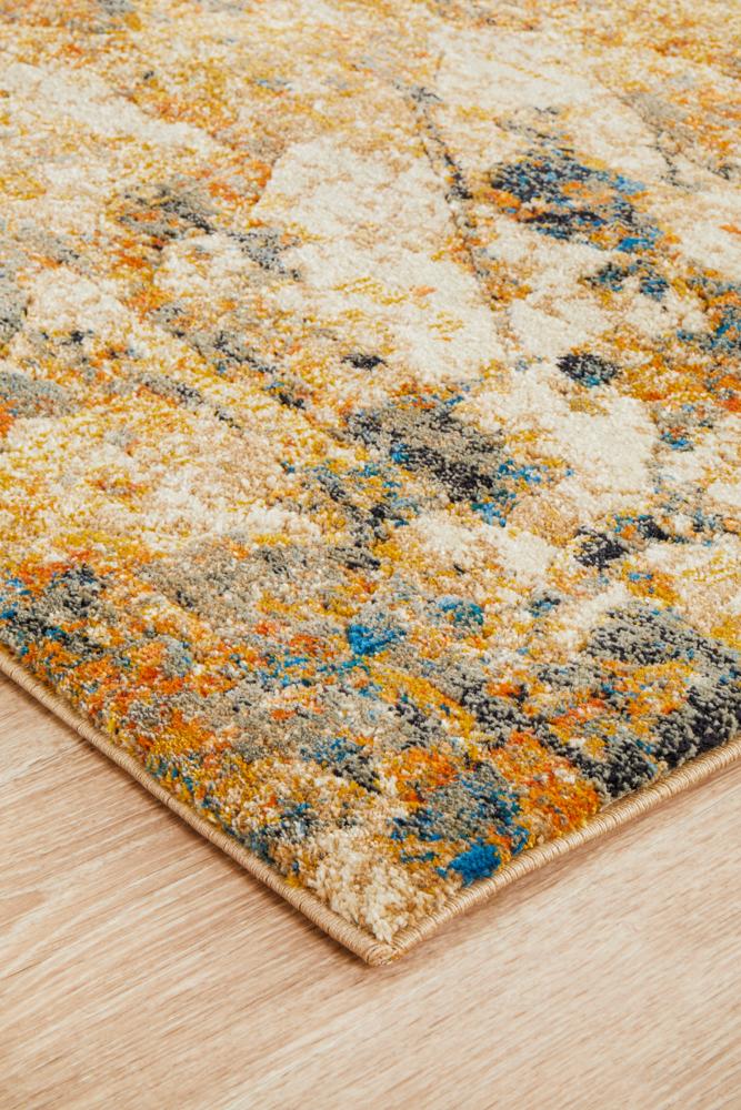 Freycinet Rust Multicolor Runner Rug