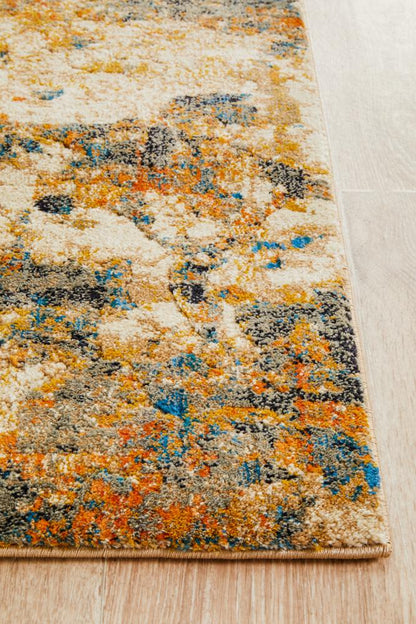 Freycinet Rust Multicolor Runner Rug