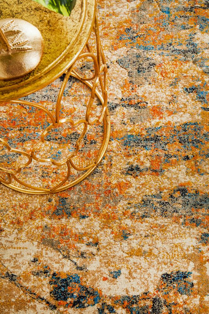 Freycinet Rust Multicolor Runner Rug