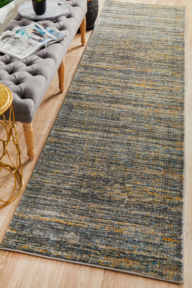 Freycinet Slate Multicolor Runner Rug