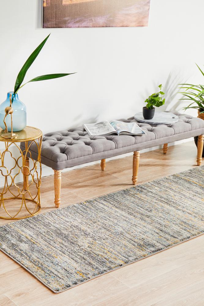 Freycinet Slate Multicolor Runner Rug