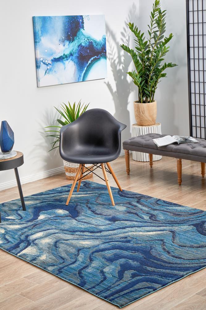 Freycinet Indigo Blue Rug