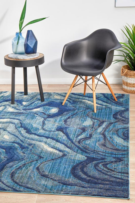 Freycinet Indigo Blue Rug