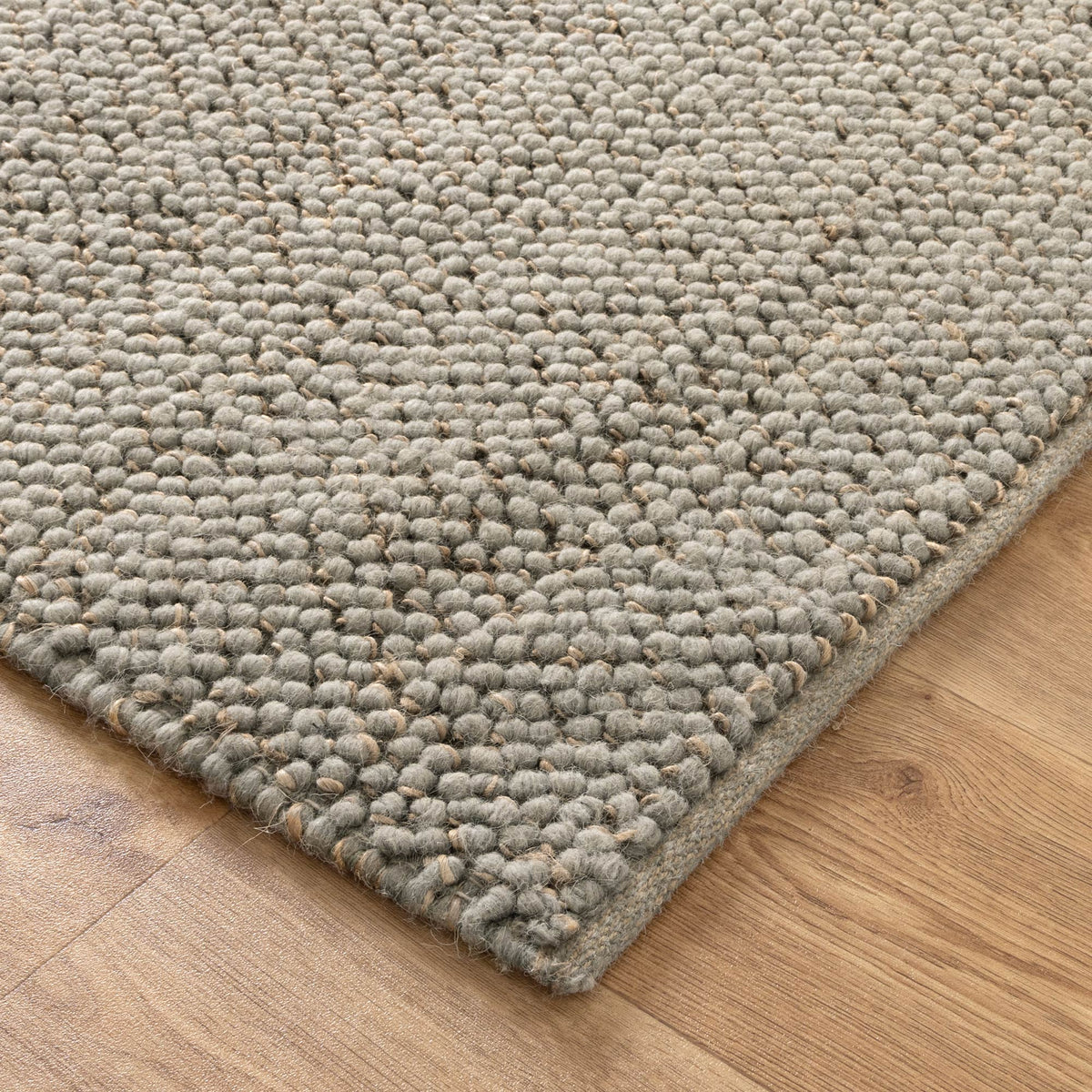 Tumut Blue & Grey Jute & Wool Rug