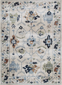 Denmark Multi Traditional Rug ‚Äî polyester rug, contemporary design, The Inspire Home