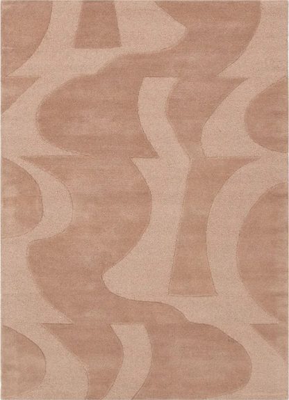 Dunsborough Peach Wool Rug