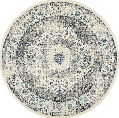 Bermagui White Round Rug