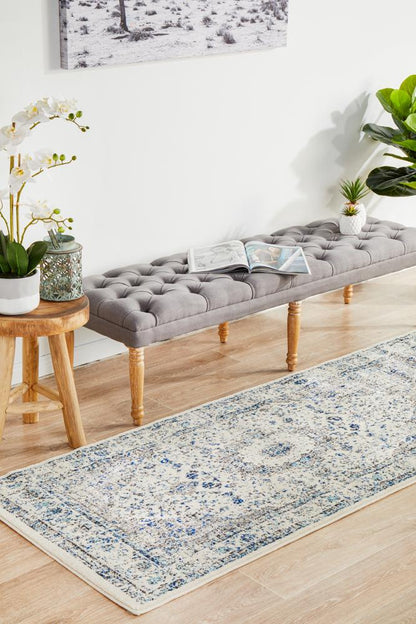 Bermagui White Runner Rug
