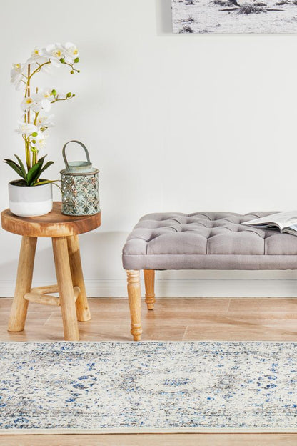 Bermagui White Runner Rug