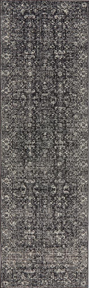 Bermagui Charcoal Runner Rug