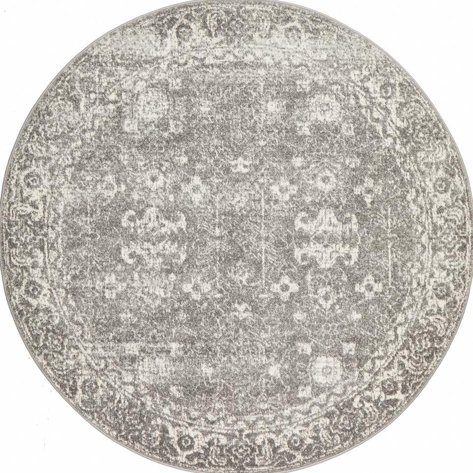 Bermagui Grey Round Rug