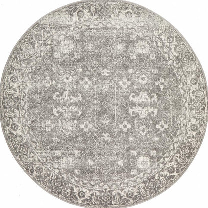 Bermagui Grey Round Rug