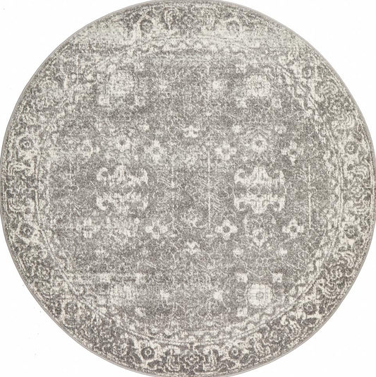 Bermagui Grey Round Rug