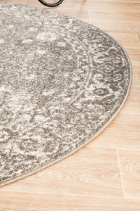 Bermagui Grey Round Rug