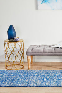 Bermagui Navy Runner Rug