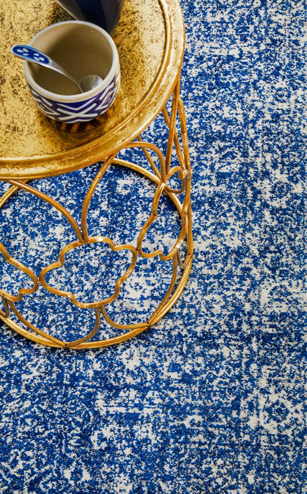 Bermagui Navy Runner Rug