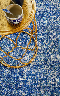 Bermagui Navy Runner Rug