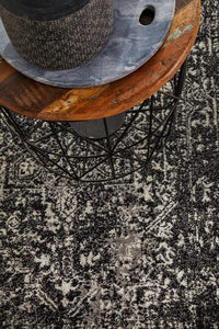 Bermagui Graphite Charcoal Grey Runner Rug