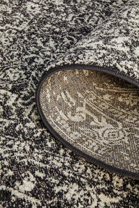 Bermagui Graphite Charcoal Grey Runner Rug
