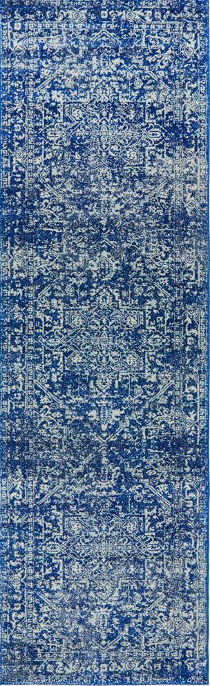 Bermagui Midnight Navy Runner Rug
