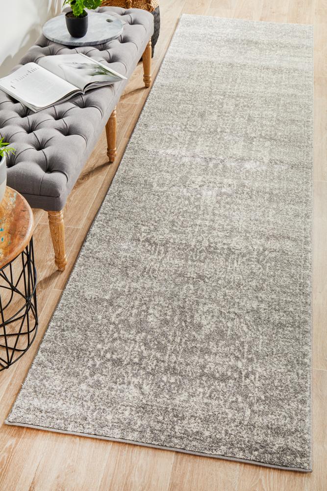 Bermagui Ash Grey Runner Rug