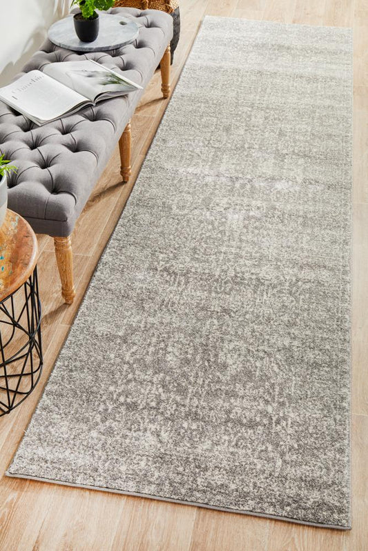 Bermagui Ash Grey Runner Rug