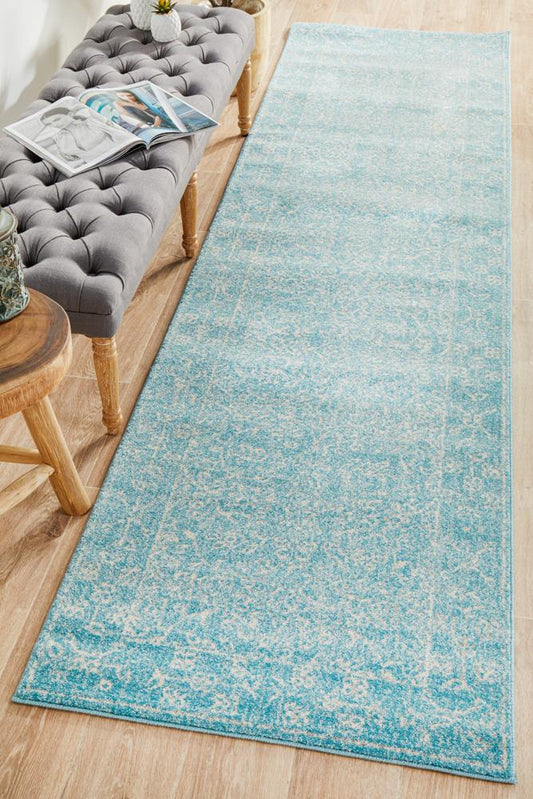 Bermagui Cobalt Blue Runner Rug