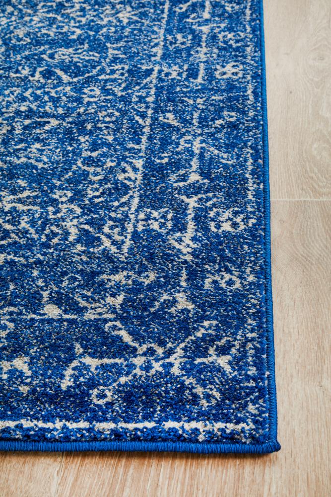 Bermagui Ink Navy Runner Rug