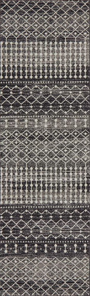 Bermagui Black Runner Rug