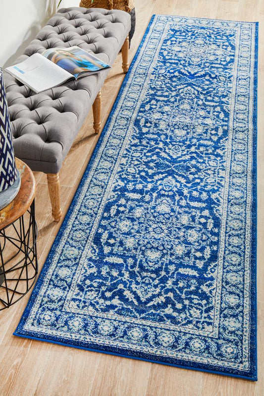 Bermagui Deep Blue Runner Rug