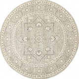 Bermagui Platinum Silver Round Rug