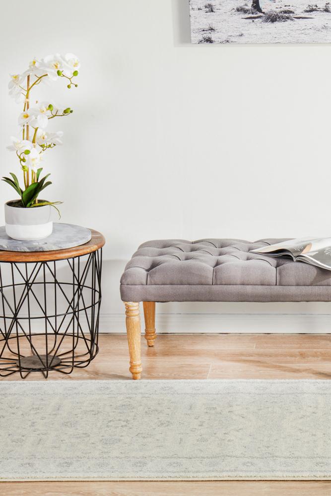 Bermagui Cloud Ivory Runner Rug