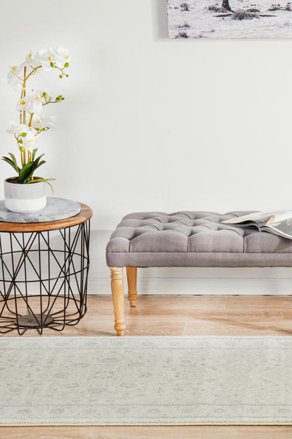 Bermagui Cloud Ivory Runner Rug