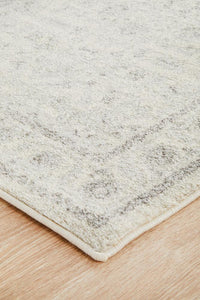 Bermagui Cloud Ivory Runner Rug