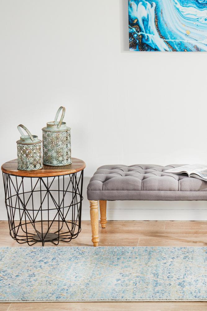 Bermagui Sterling Blue Runner Rug