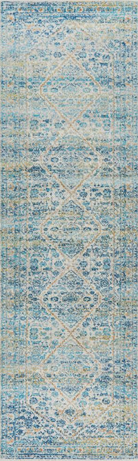Bermagui Sterling Blue Runner Rug