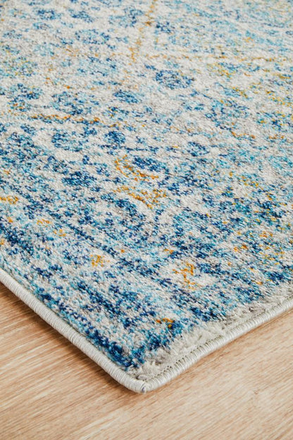 Bermagui Sterling Blue Runner Rug