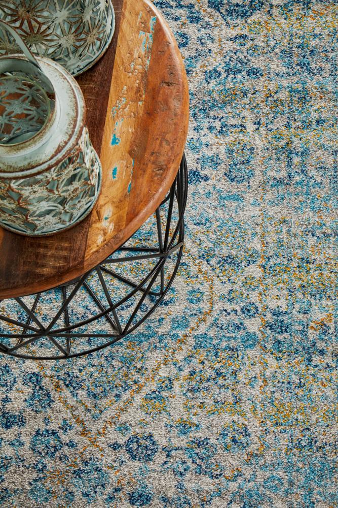 Bermagui Sterling Blue Runner Rug