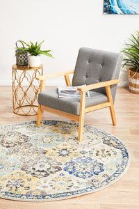 Bermagui Multicolor Round Rug