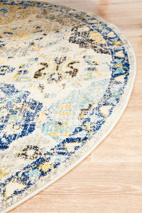 Bermagui Multicolor Round Rug