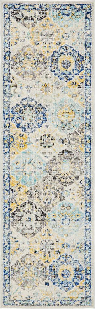 Bermagui Prism Blue Runner Rug