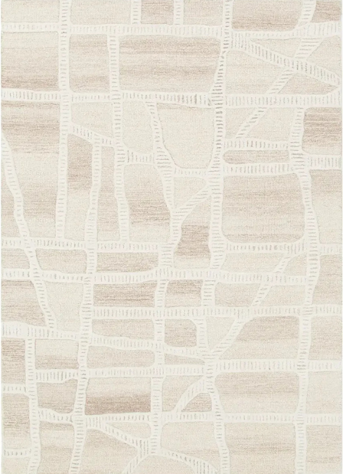 Eumundi Beige Wool Rug