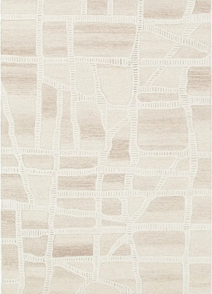 Eumundi Beige Wool Rug