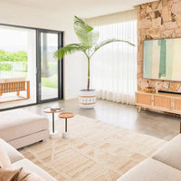 Eumundi Beige Wool Rug