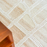 Eumundi Beige Wool Rug
