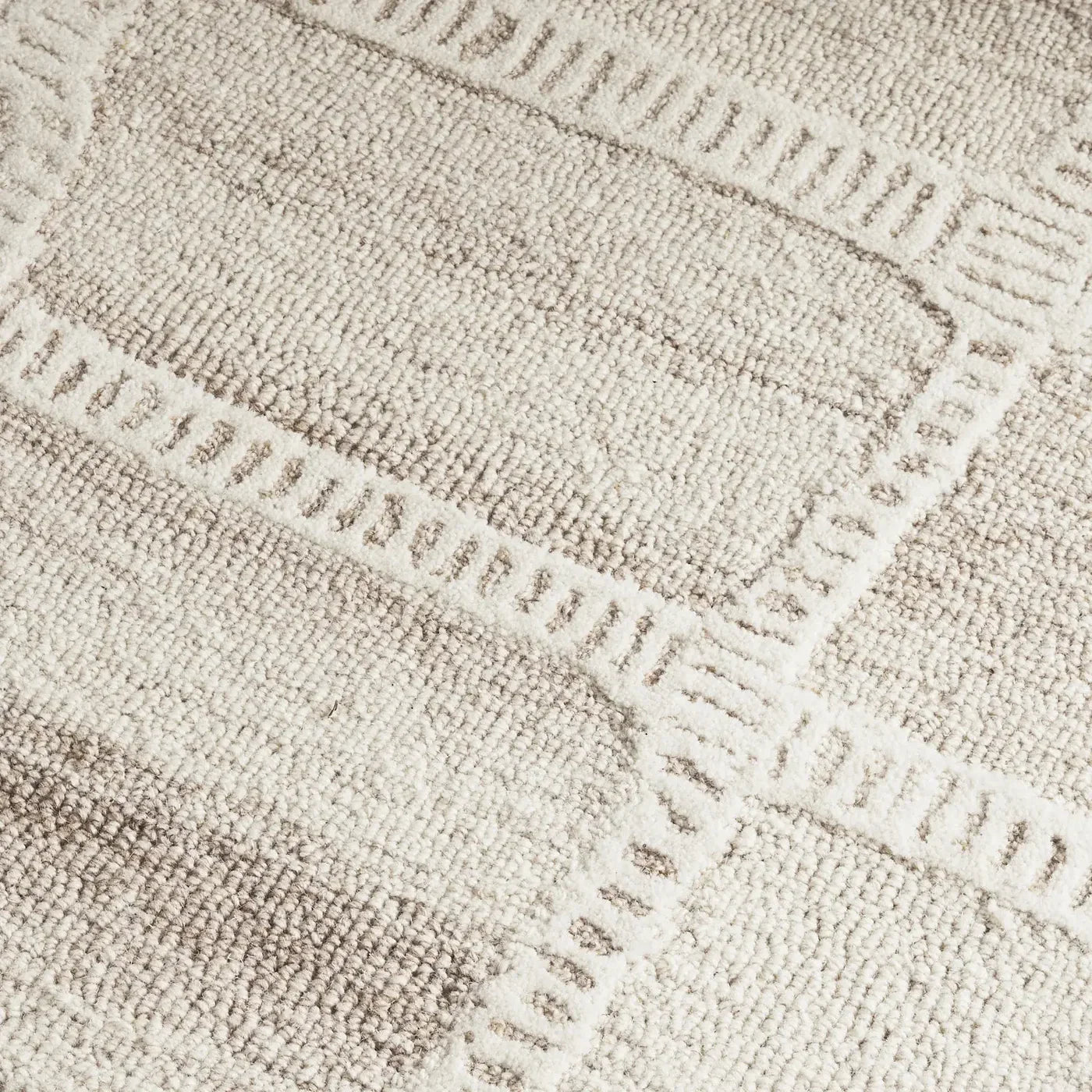 Eumundi Beige Wool Rug
