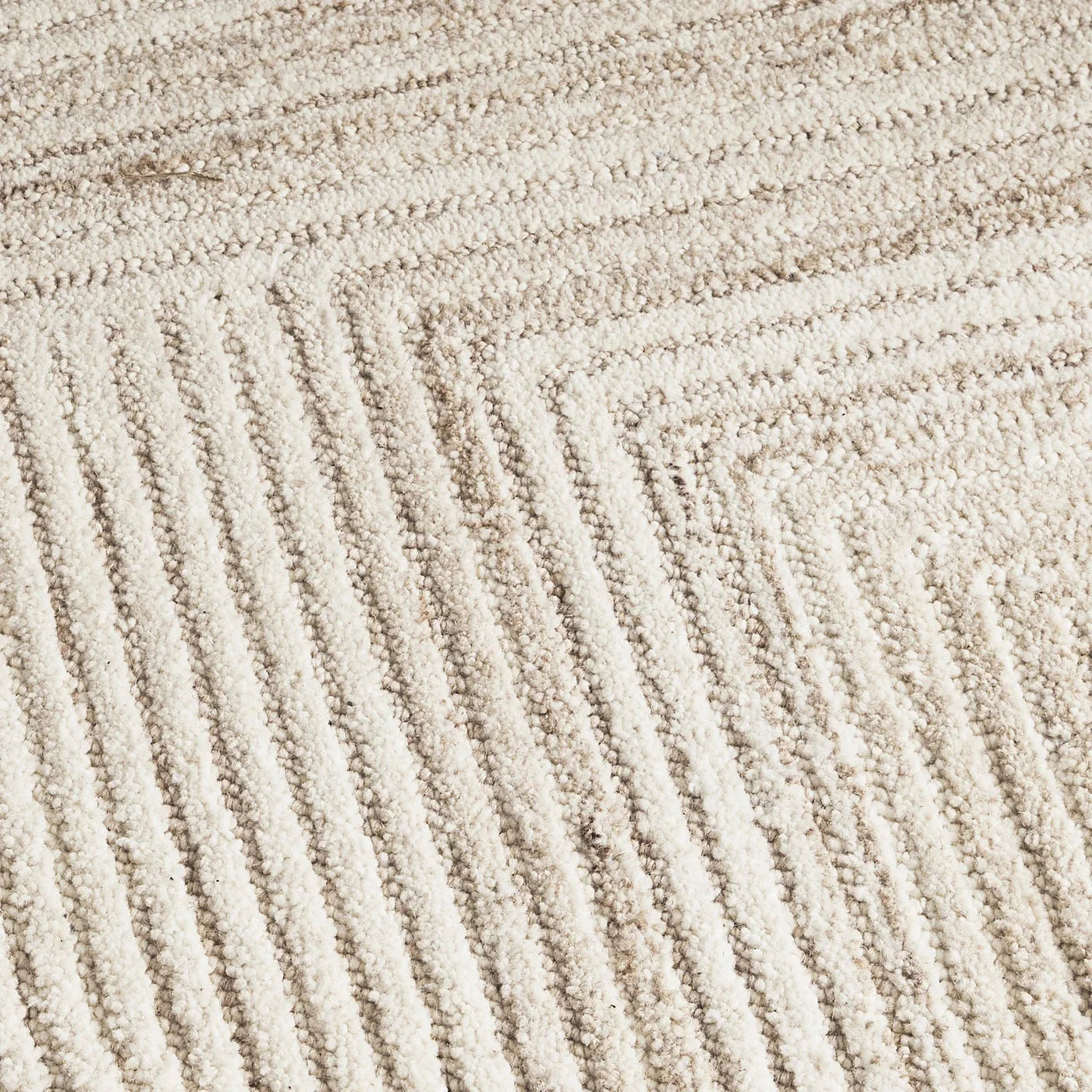 Fremantle Beige Wool Rug